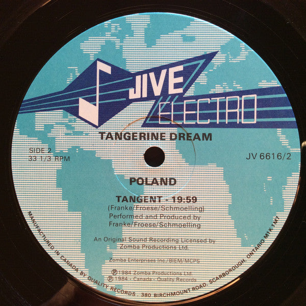 Tangerine Dream : Poland (The Warsaw Concert) (2xLP, Album)