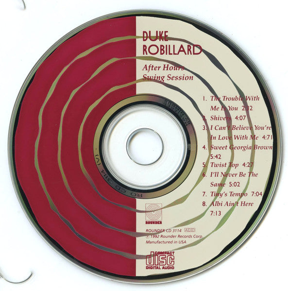 Duke Robillard : After Hours Swing Session (CD, Album)