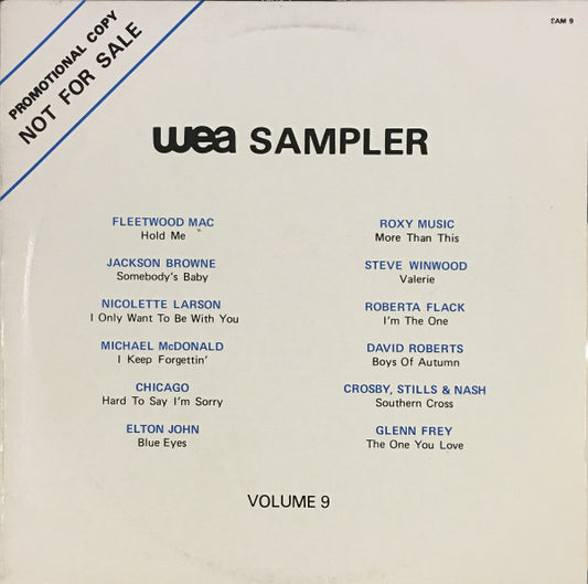 Various : WEA Sampler Volume 9 (LP, Comp, Promo, Smplr)