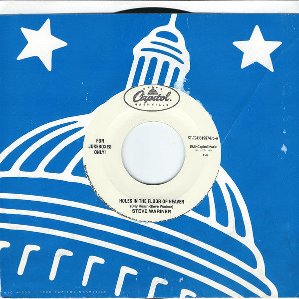 Steve Wariner : Holes In The Floor Of Heaven (7", Single, Jukebox)
