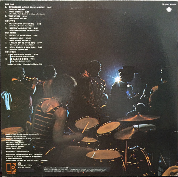 The Paul Butterfield Blues Band : Live (2xLP, Album, RE)