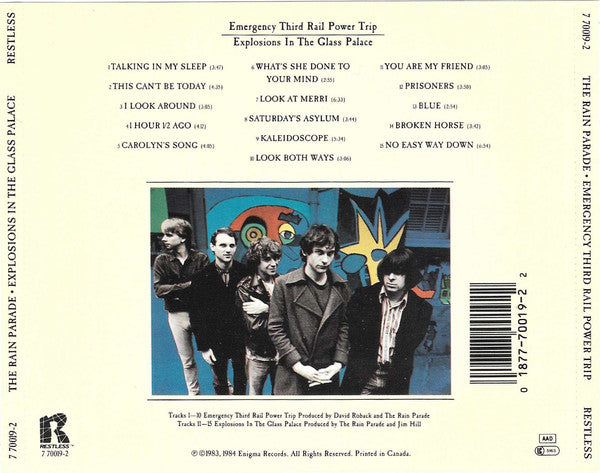 The Rain Parade* : Emergency Third Rail Power Trip / Explosions In The Glass Palace (CD, Comp, RE)