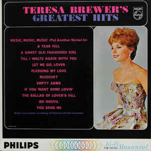 Teresa Brewer : Teresa Brewer's Greatest Hits (LP, Album)