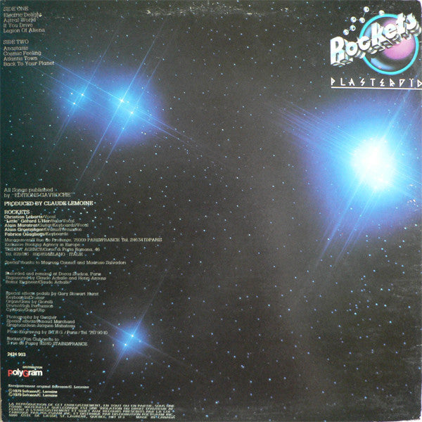 Rockets : Plasteroïd (LP, Album)