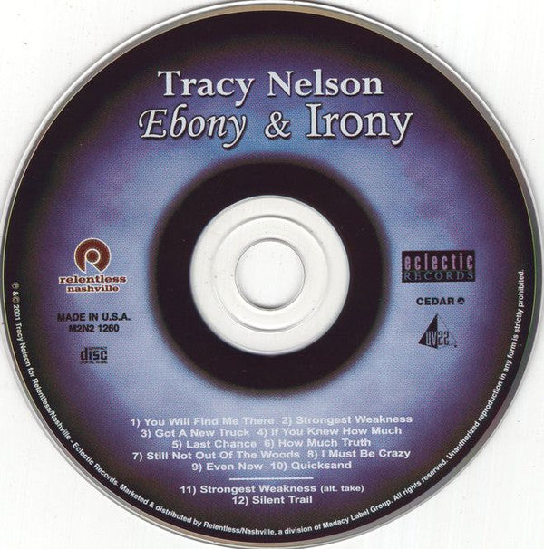 Tracy Nelson : Ebony & Irony (CD, Album)