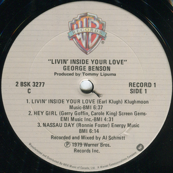 George Benson : Livin' Inside Your Love (2xLP, Album, Gat)