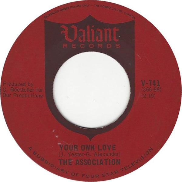The Association (2) : Along Comes Mary (7", Single)