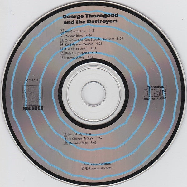 George Thorogood And The Destroyers* : George Thorogood And The Destroyers (CD, Album, RE)
