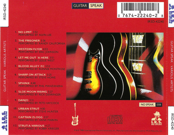 Various : Guitar Speak (CD, Album)