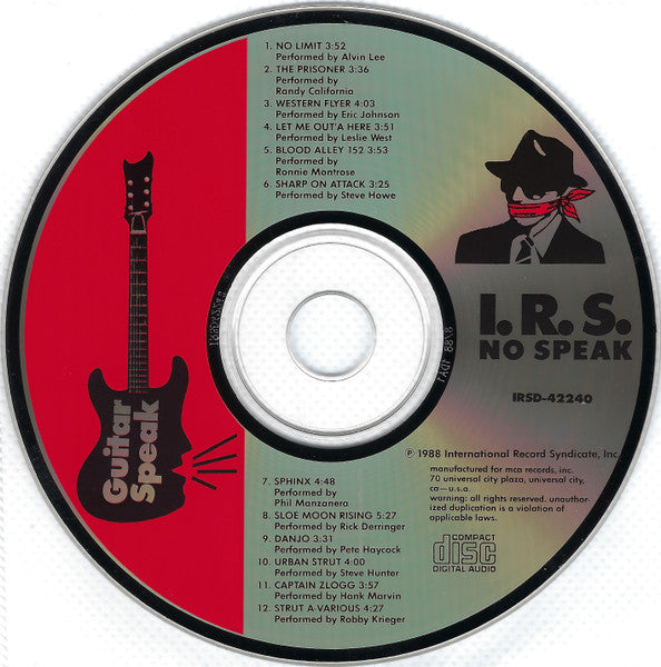 Various : Guitar Speak (CD, Album)