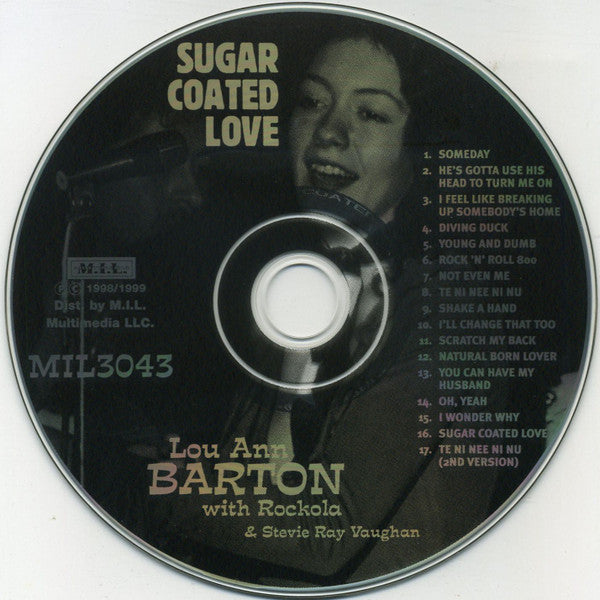 Lou Ann Barton with Rockola (4) & Stevie Ray Vaughan : Sugar Coated Love (CD, Album)