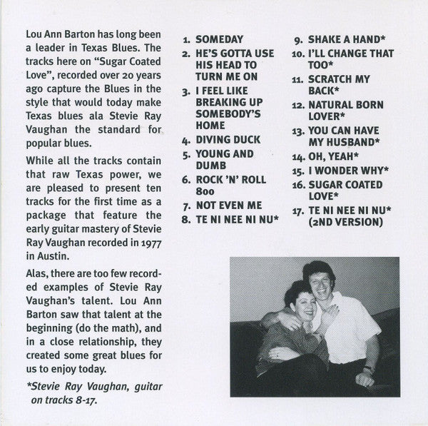 Lou Ann Barton with Rockola (4) & Stevie Ray Vaughan : Sugar Coated Love (CD, Album)