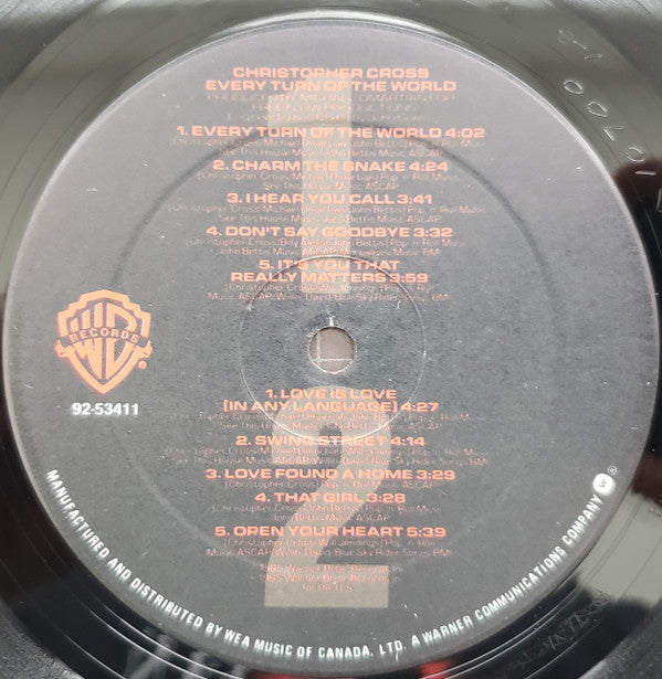 Christopher Cross : Every Turn Of The World (LP, Album)