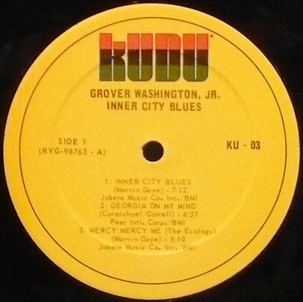 Grover Washington, Jr. : Inner City Blues (LP, Album, RE)