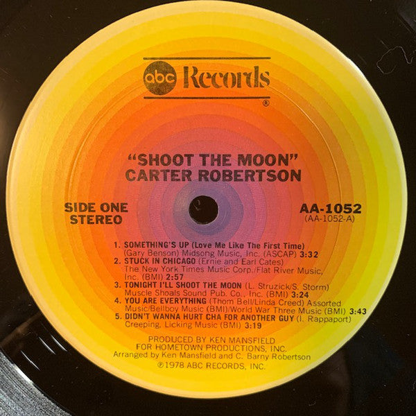 Carter Robertson : Shoot The Moon (LP, Album)