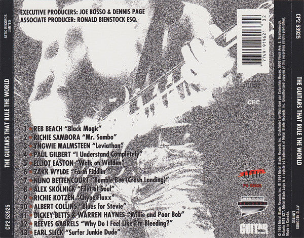 Various : Guitars That Rule The World (CD, Comp, Club)