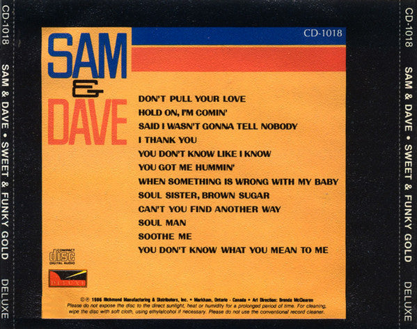 Sam & Dave : Sweet & Funky Gold (CD, Comp)