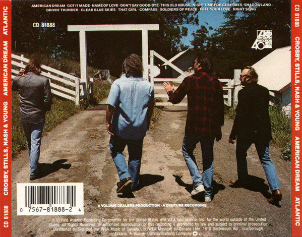 Crosby, Stills, Nash & Young : American Dream (CD, Album)