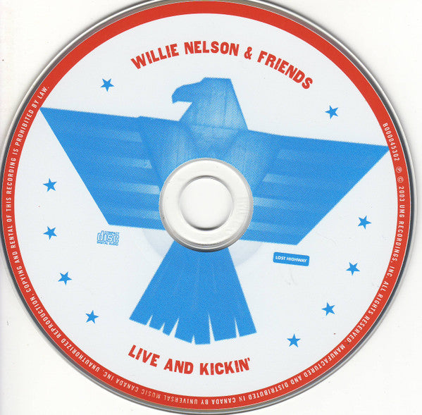 Willie Nelson & Guests : Live And Kickin' (CD, Album)
