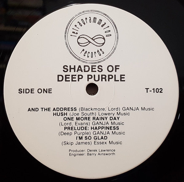 Deep Purple : Shades Of Deep Purple (LP, Album, RE)