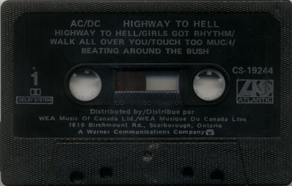 AC/DC : Highway To Hell (Cass, Album, RE, Dol)