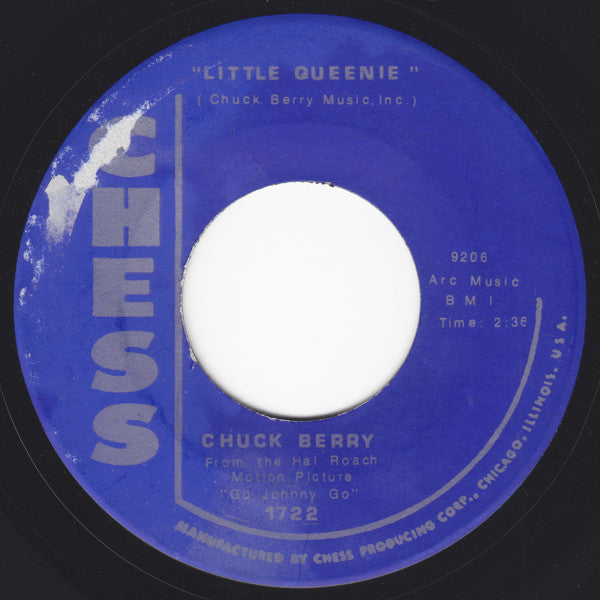 Chuck Berry : Little Queenie / Almost Grown (7")