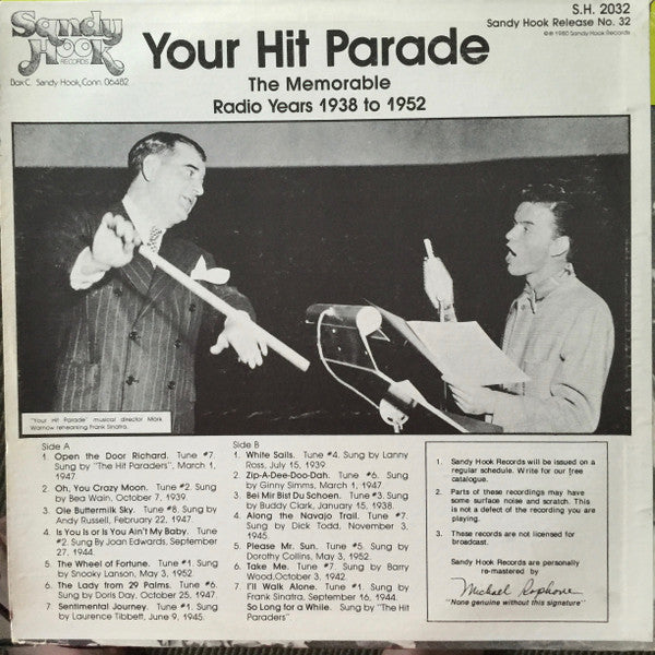 Various : Your Hit Parade (The Memorable Radio Years 1938 To 1952) (LP, Comp)