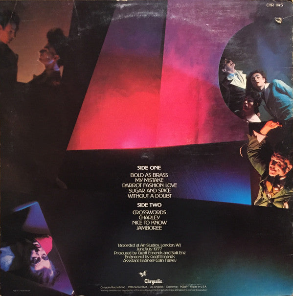 Split Enz : Dizrythmia (LP, Album, San)