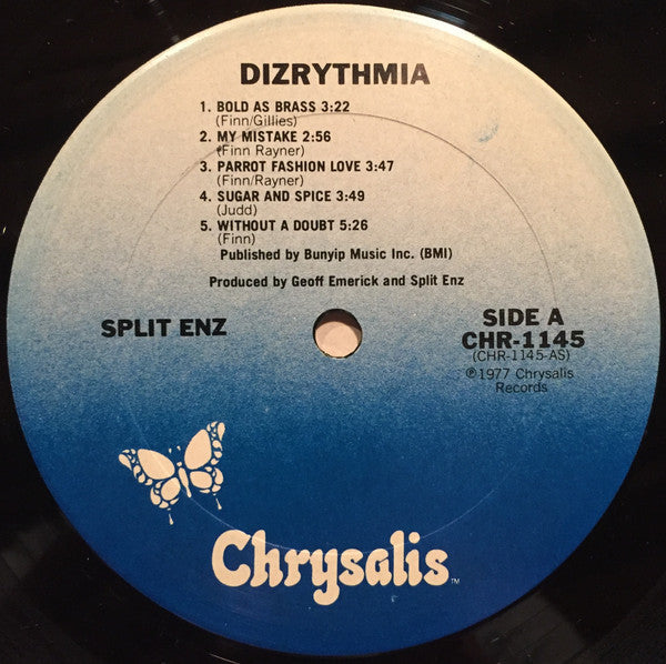 Split Enz : Dizrythmia (LP, Album, San)