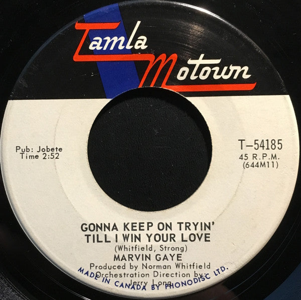 Marvin Gaye : That's The Way Love Is  (7", Single)