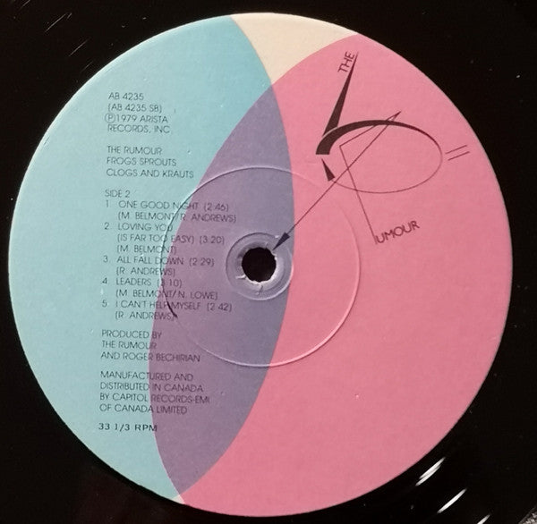 The Rumour : Frogs Sprouts Clogs And Krauts (LP, Album)