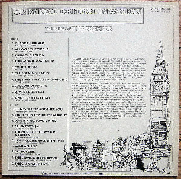 The Seekers : The Hits Of The Seekers (LP, Comp)