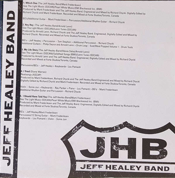 The Jeff Healey Band : Get Me Some (CD, Album)
