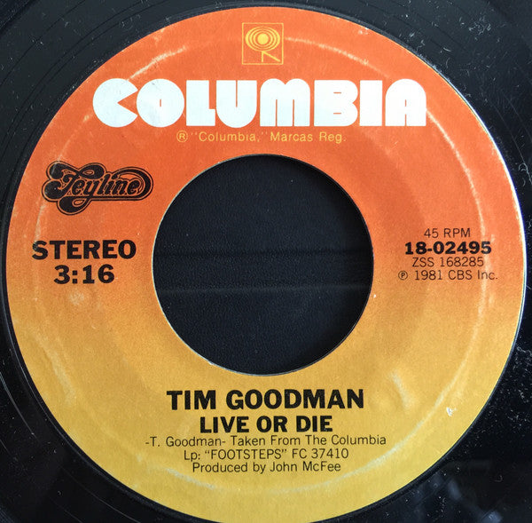 Tim Goodman : New Romeo (7", Single)