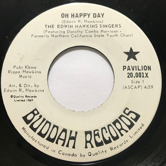 Edwin Hawkins Singers : Oh Happy Day (7", Single)