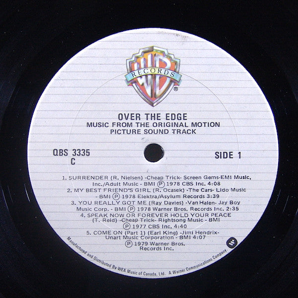 Various : Over The Edge (Original Sound Track) (LP, Comp)