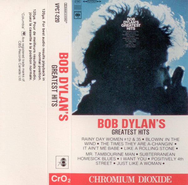 Bob Dylan : Bob Dylan's Greatest Hits (Cass, Comp, Chr)
