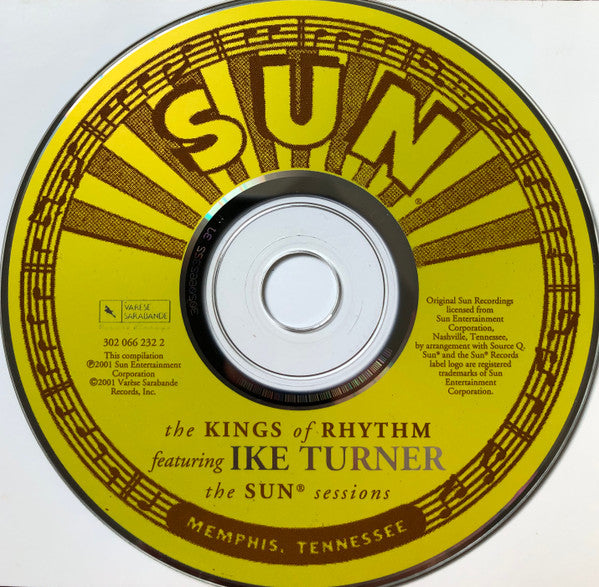 The Kings Of Rhythm Featuring Ike Turner* : The Sun Sessions (CD, Comp)