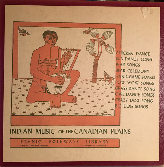 Ken Peacock : Indian Music Of The Canadian Plains (LP, Album)