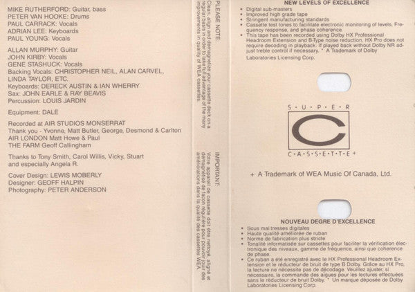 Mike & The Mechanics : Mike + The Mechanics (Cass, Album, Dol)