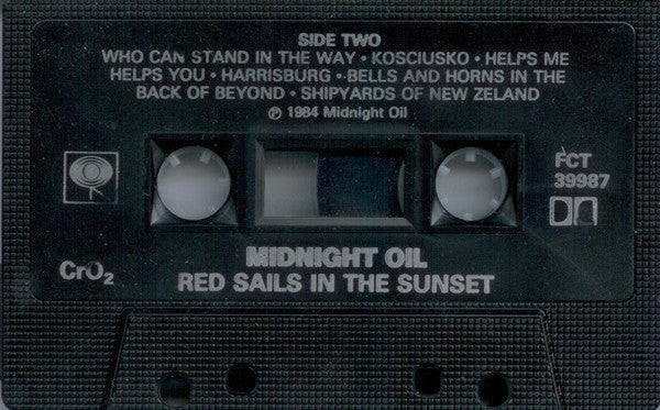Midnight Oil : Red Sails In The Sunset (Cass, Album, Chr)