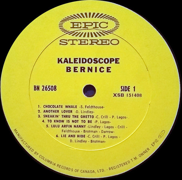 Kaleidoscope (3) : Bernice (LP, Album)