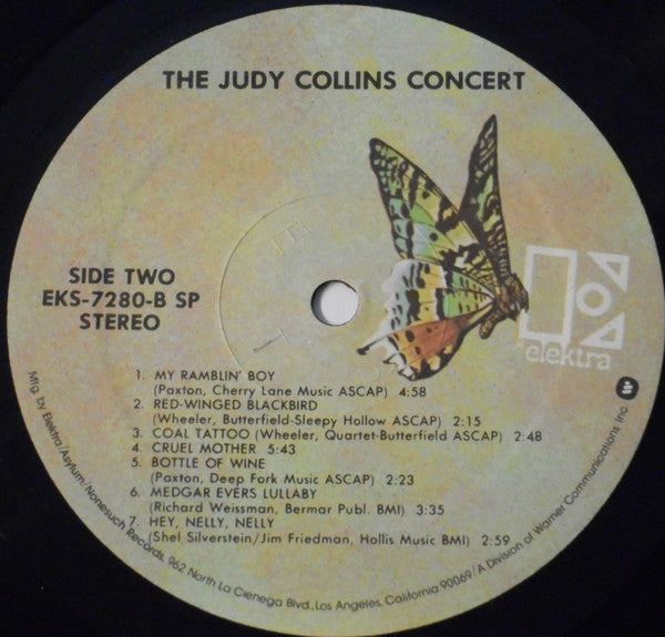 Judy Collins : The Judy Collins Concert (LP, Album, RP)
