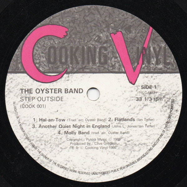 Oysterband : Step Outside (LP, Album, Col)