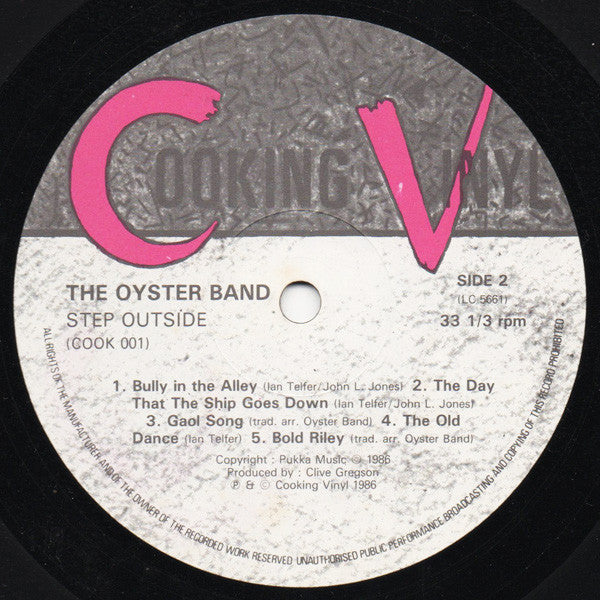Oysterband : Step Outside (LP, Album, Col)