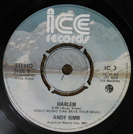 Andy Kim : Harlem (7", Single)