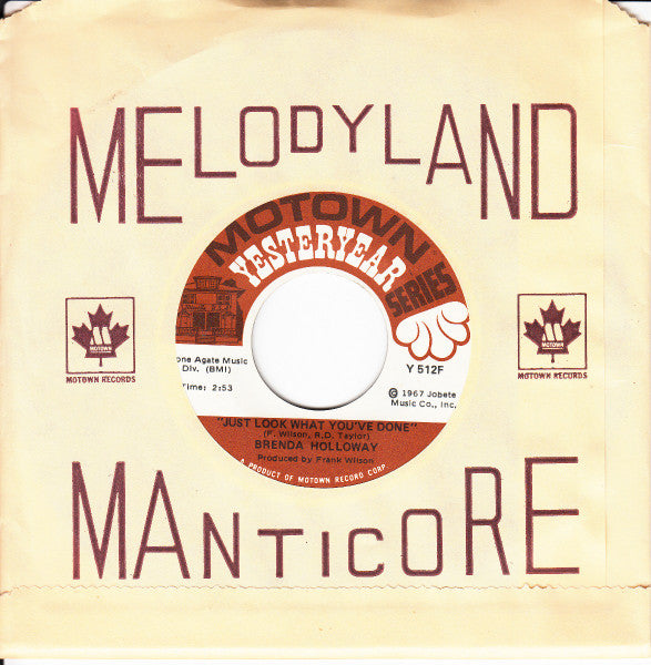 Brenda Holloway : Every Little Bit Hurts / Just Look What You've Done (7")