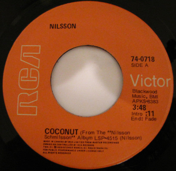 Nilsson* : Coconut (7", Single)