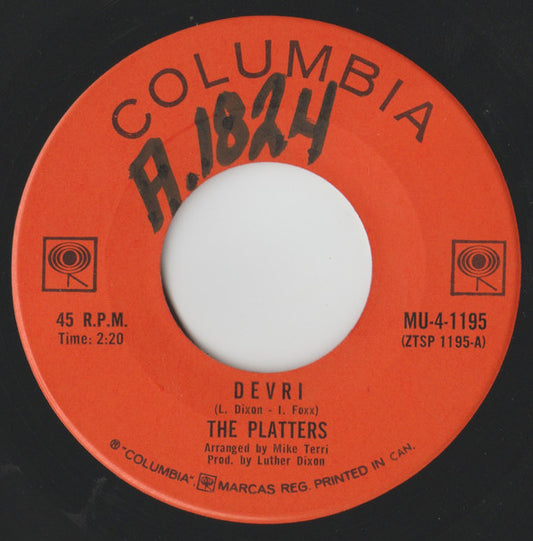 The Platters : Devri (7", Single)
