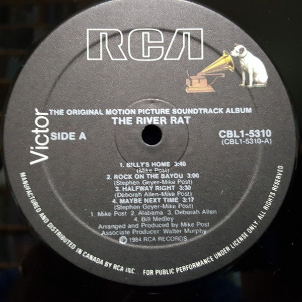 Various : The River Rat - The Original Soundtrack Album (LP, Album, Comp)